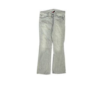Guess Women’s Straight Leg Jeans in Light Gray Wash